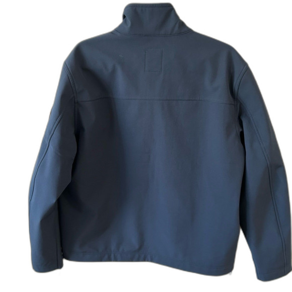 Timberland Jacket Men’s Size Large Color Navy Blue Softshell Zip Fleeced Lined - Picture 2 of 11